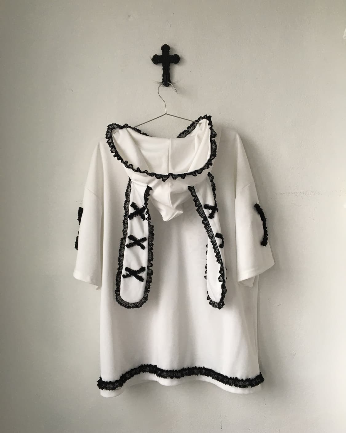 Rabbit ear hood printing hood 상품이미지3