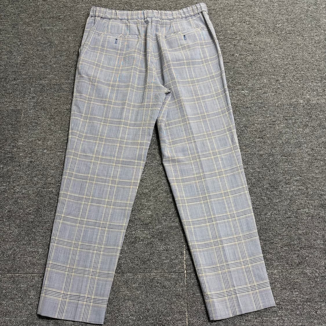 솔리드옴므 린넨 체크 슬랙스 상품이미지6