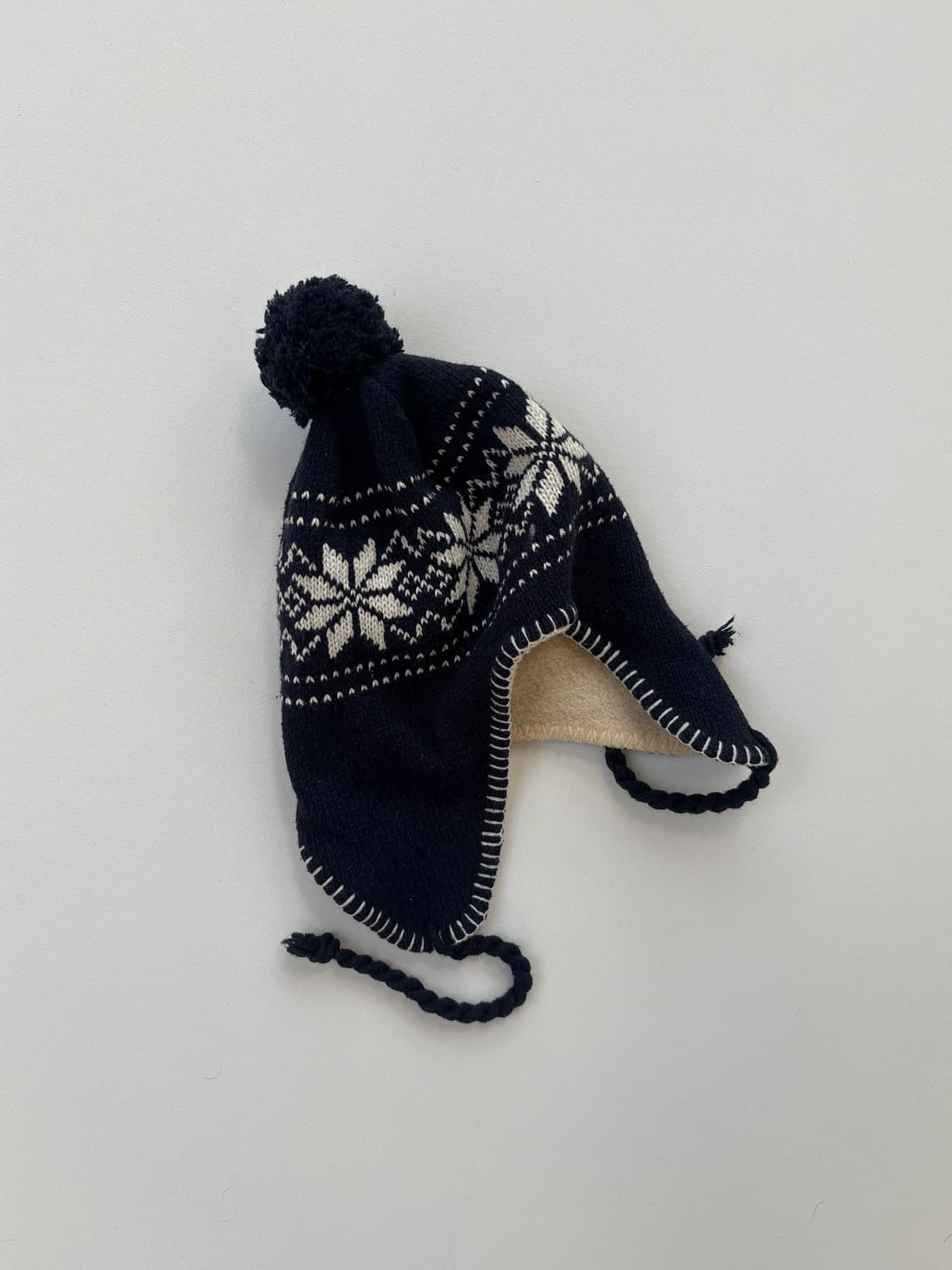 Handmade knit Earflap Fleece(#001) 상품이미지2