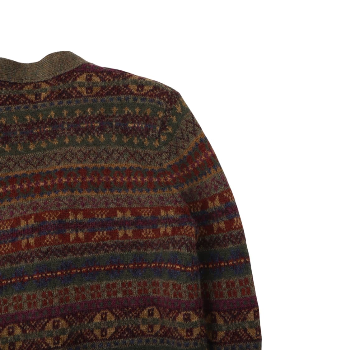 폴로 랄프로렌 카키 페어아일 울 가디건 상품이미지6