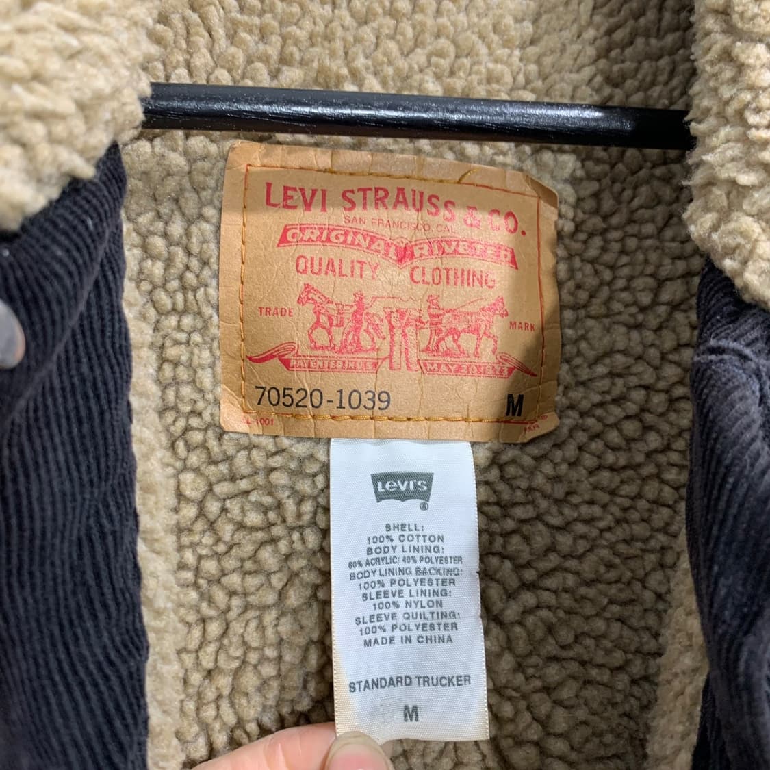 리바이스 70520 코듀로이 세르파 자켓 상품이미지4