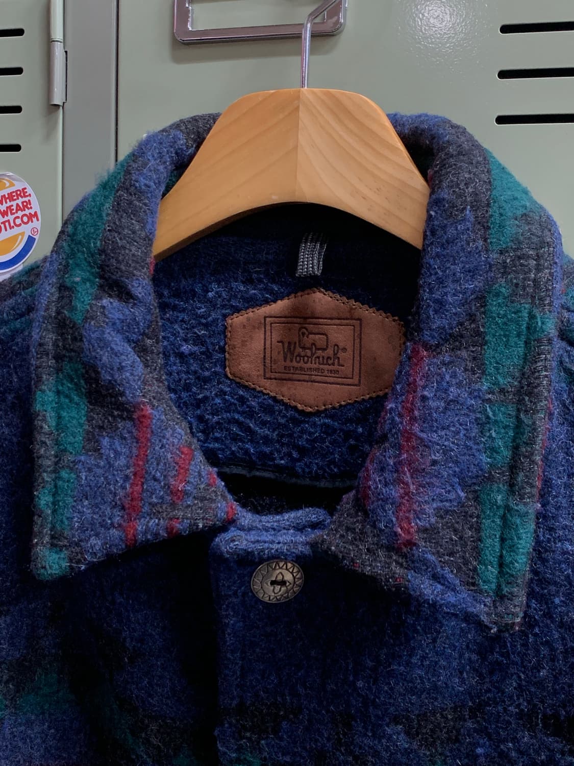 80s 울리치 네이티브 패턴 울 블랭킷 자켓 상품이미지3