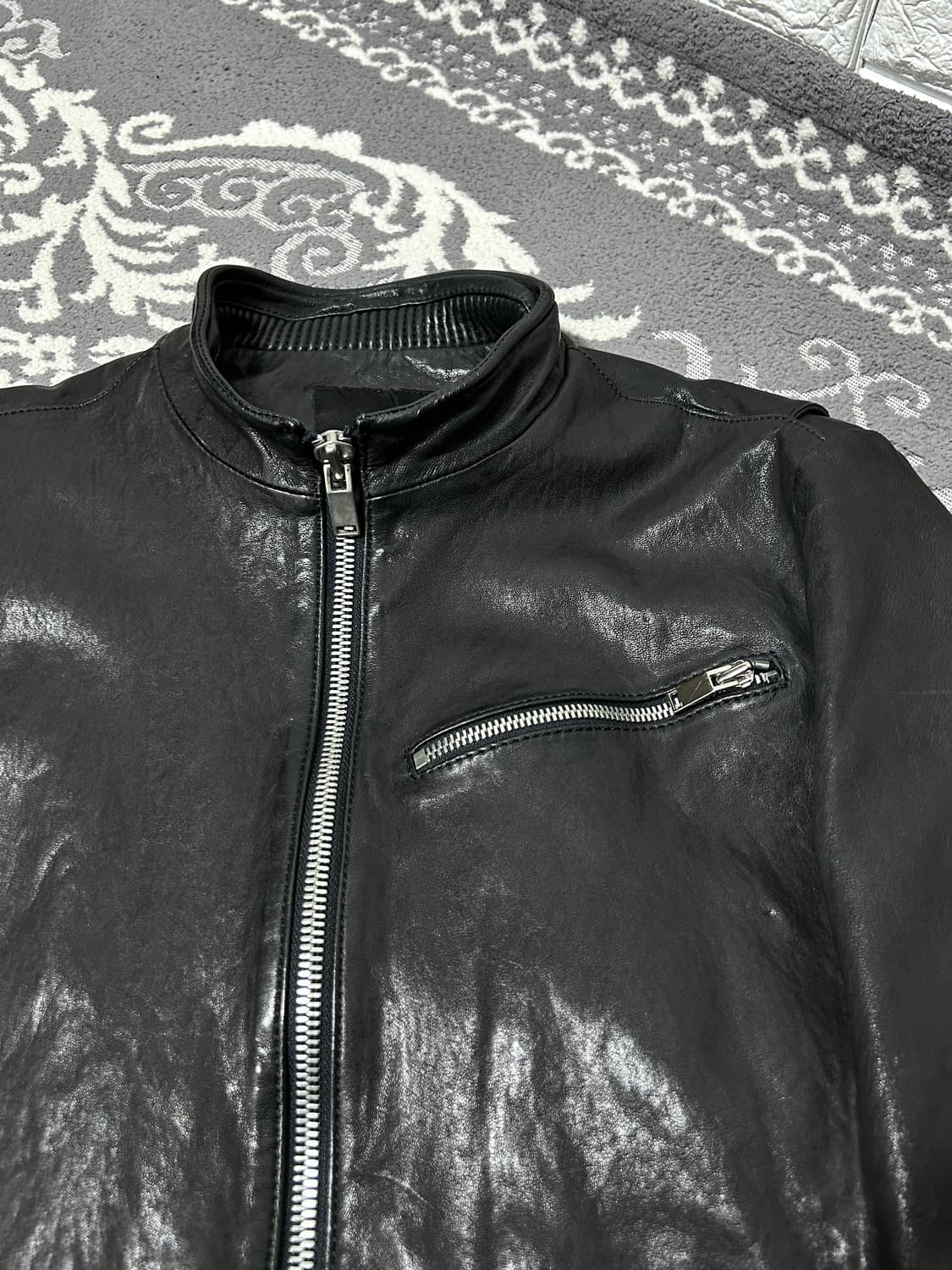 지오송지오 싱글 램스킨 자켓 상품이미지4