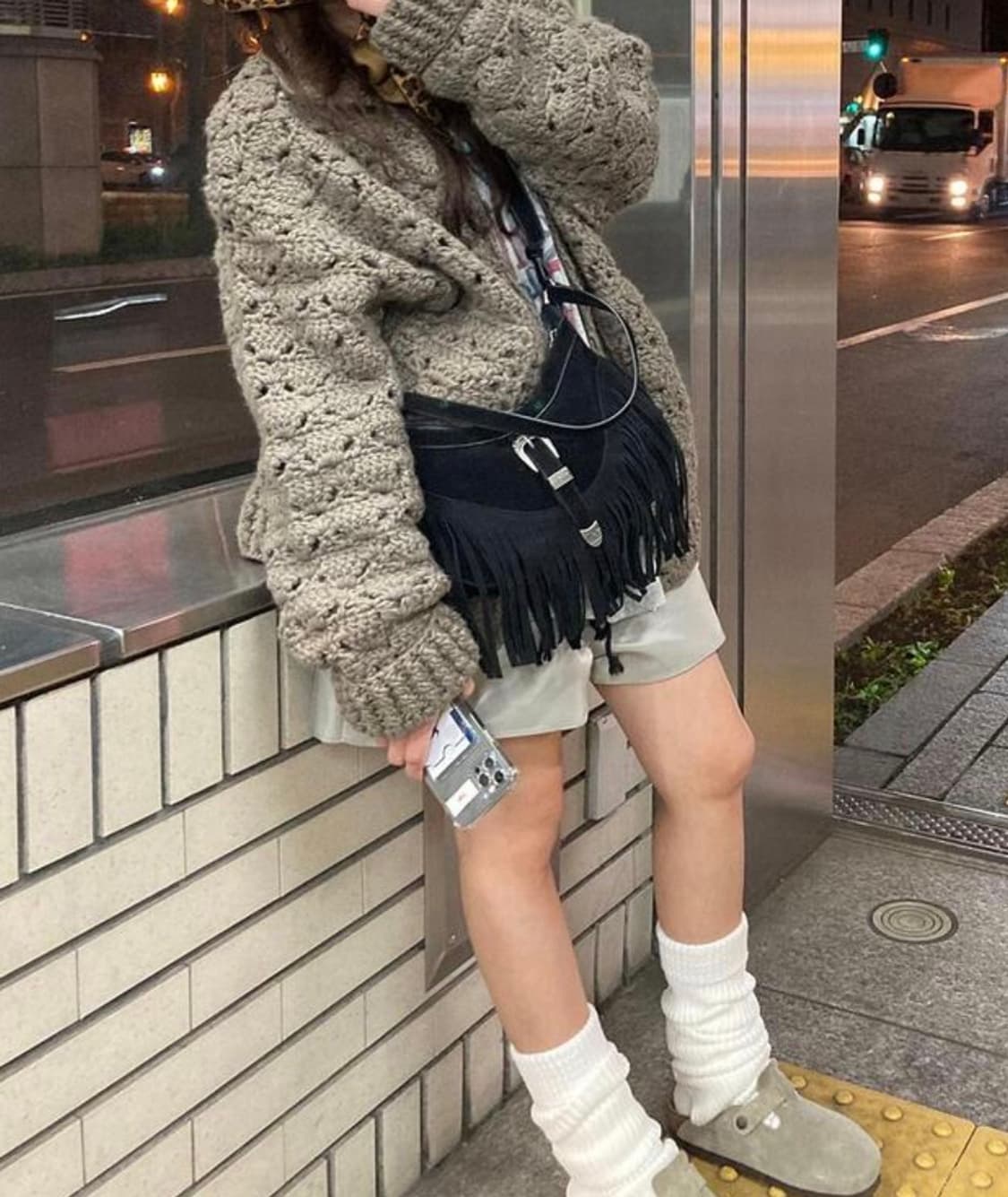 태슬 스웨이드 크로스백 가방 상품이미지5