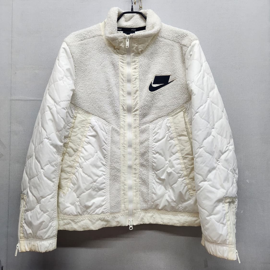 나이키 로고 쉐르파 퀄팅 투웨이 자켓 M(L) 남여공용 상품이미지1