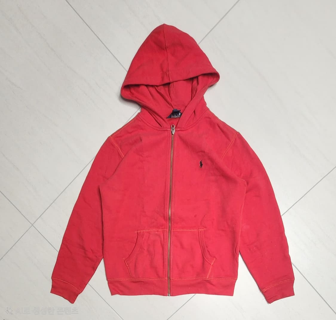 폴로 레드 후드집업 xl 상품이미지1