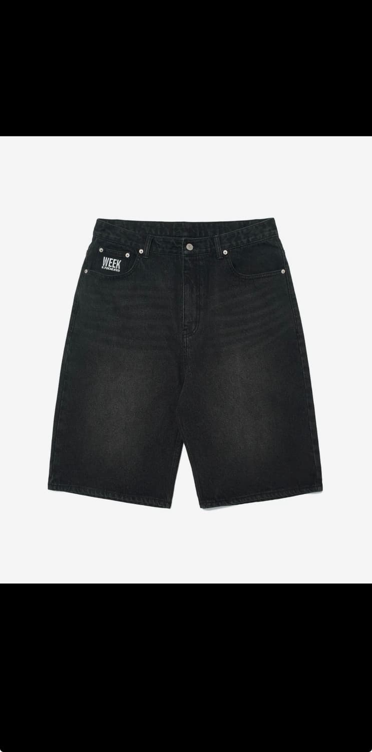 위캔더스 데님 쇼츠 상품이미지1