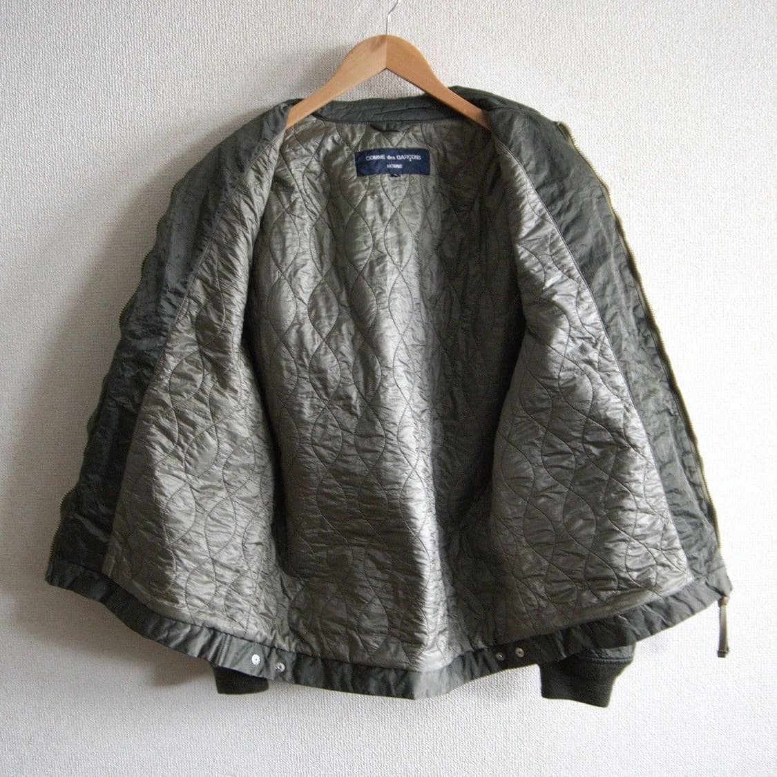 꼼데가르송 옴므 링클 나일론 블루종 상품이미지6