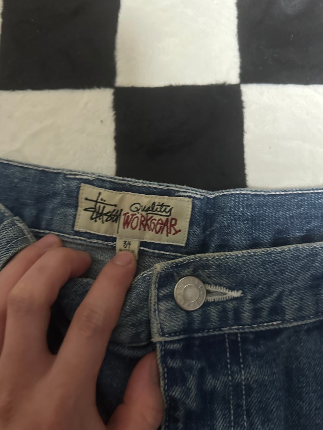 스투시 더블니 데님 34 상품이미지2