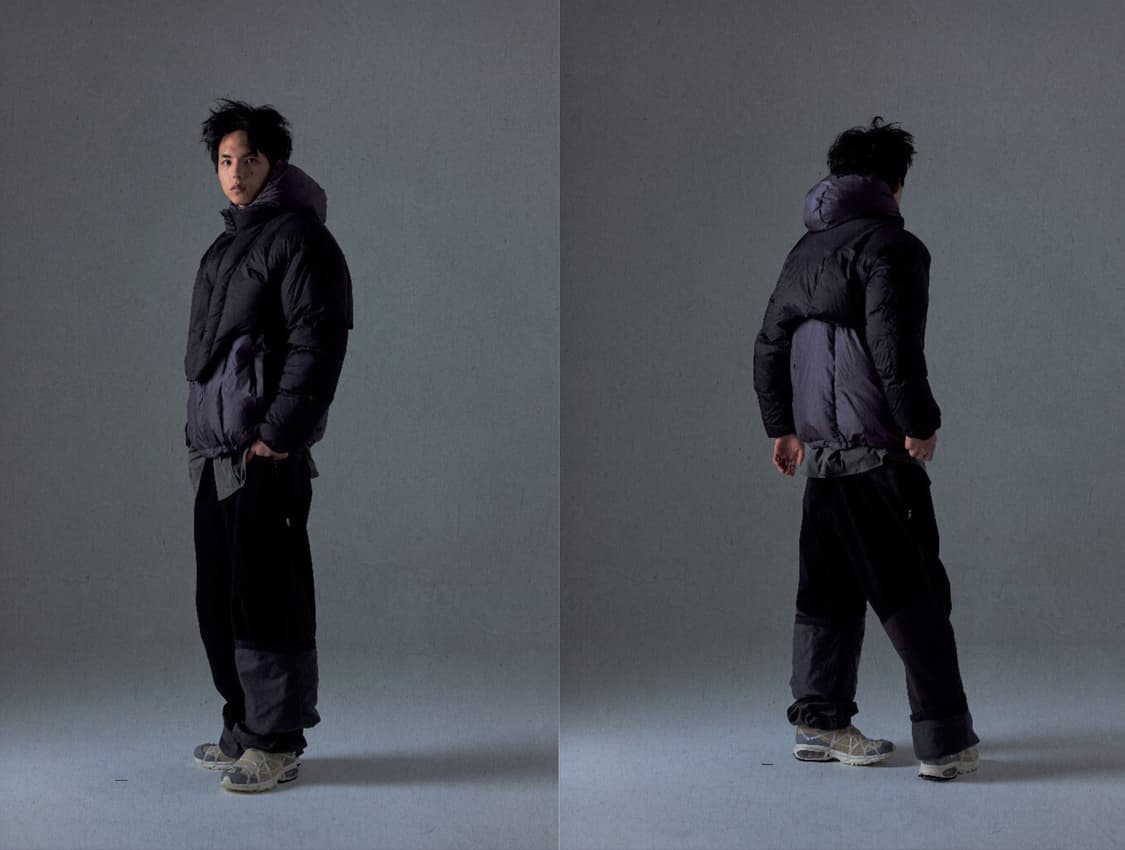 OJOS 오호스 레이어드 볼레로 패딩 / 블랙 / 2사이즈 상품이미지2