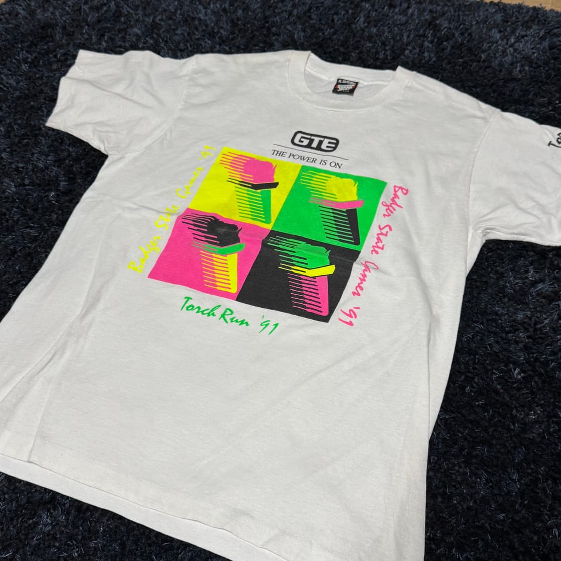 91년도 Torch Run 성화봉송 t-shirt 상품이미지3