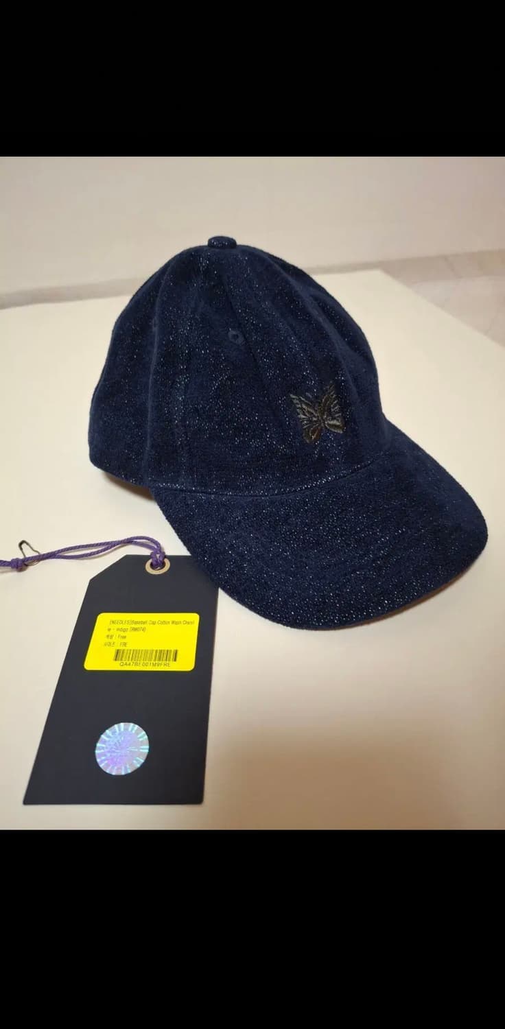 니들스 볼캡 네이비 상품이미지1