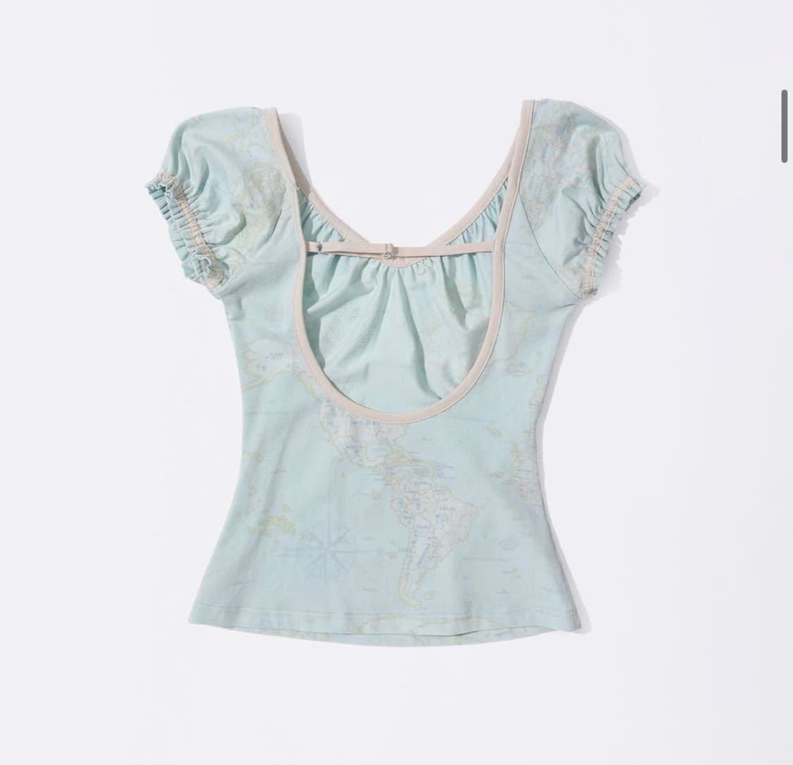 스컬프터 sculptor 투어리스트 스쿱 백 티셔츠 베이비블루 M 상품이미지2