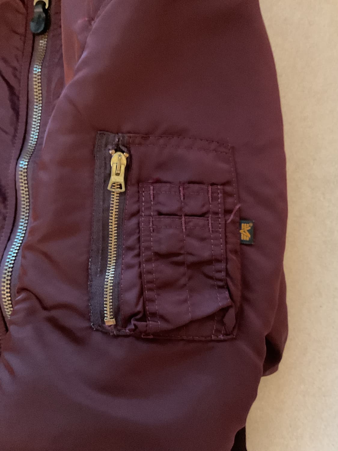 90s distressed ma1 (made in usa) 상품이미지5