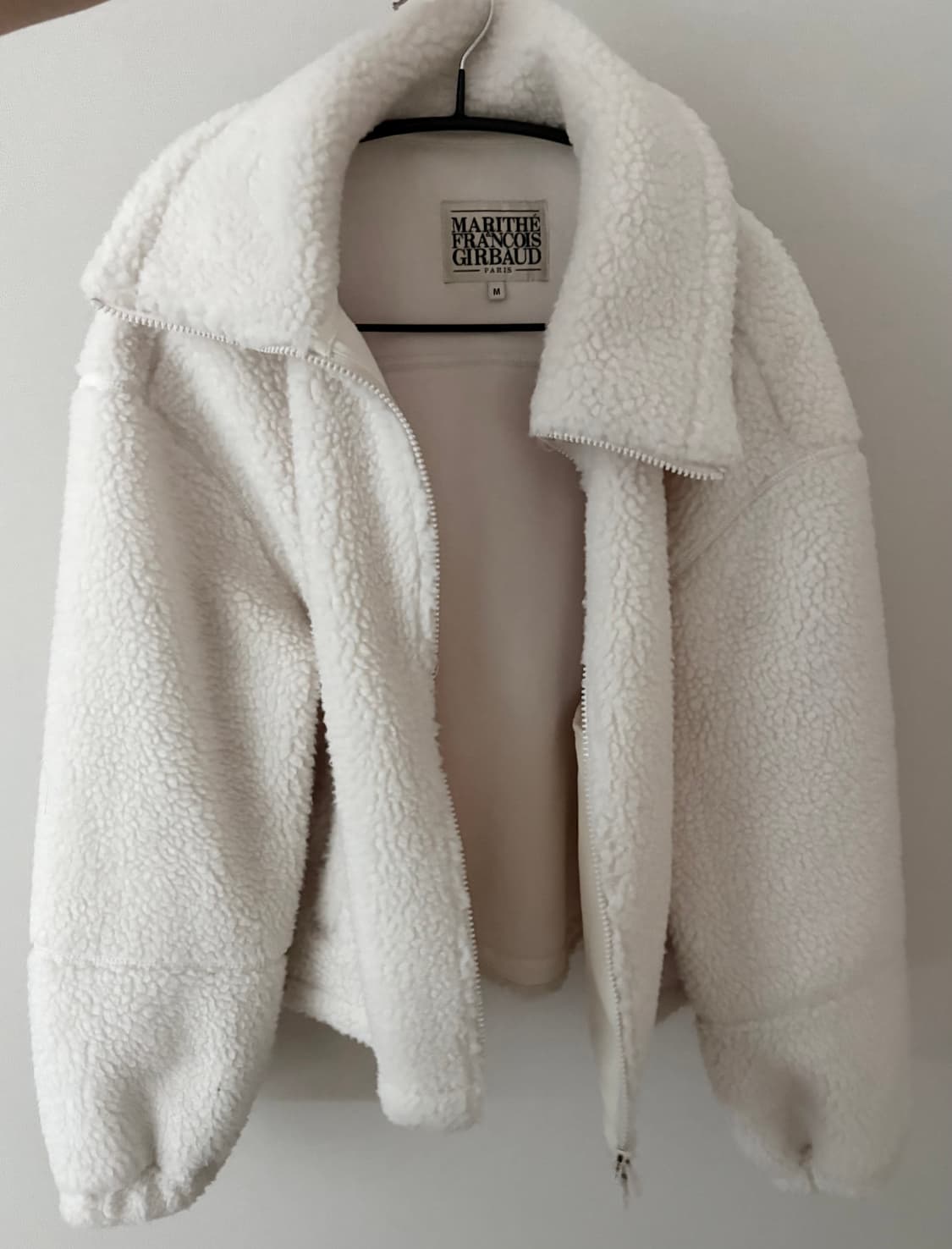 마리떼 플리스 자켓 M 아이보리 상품이미지5