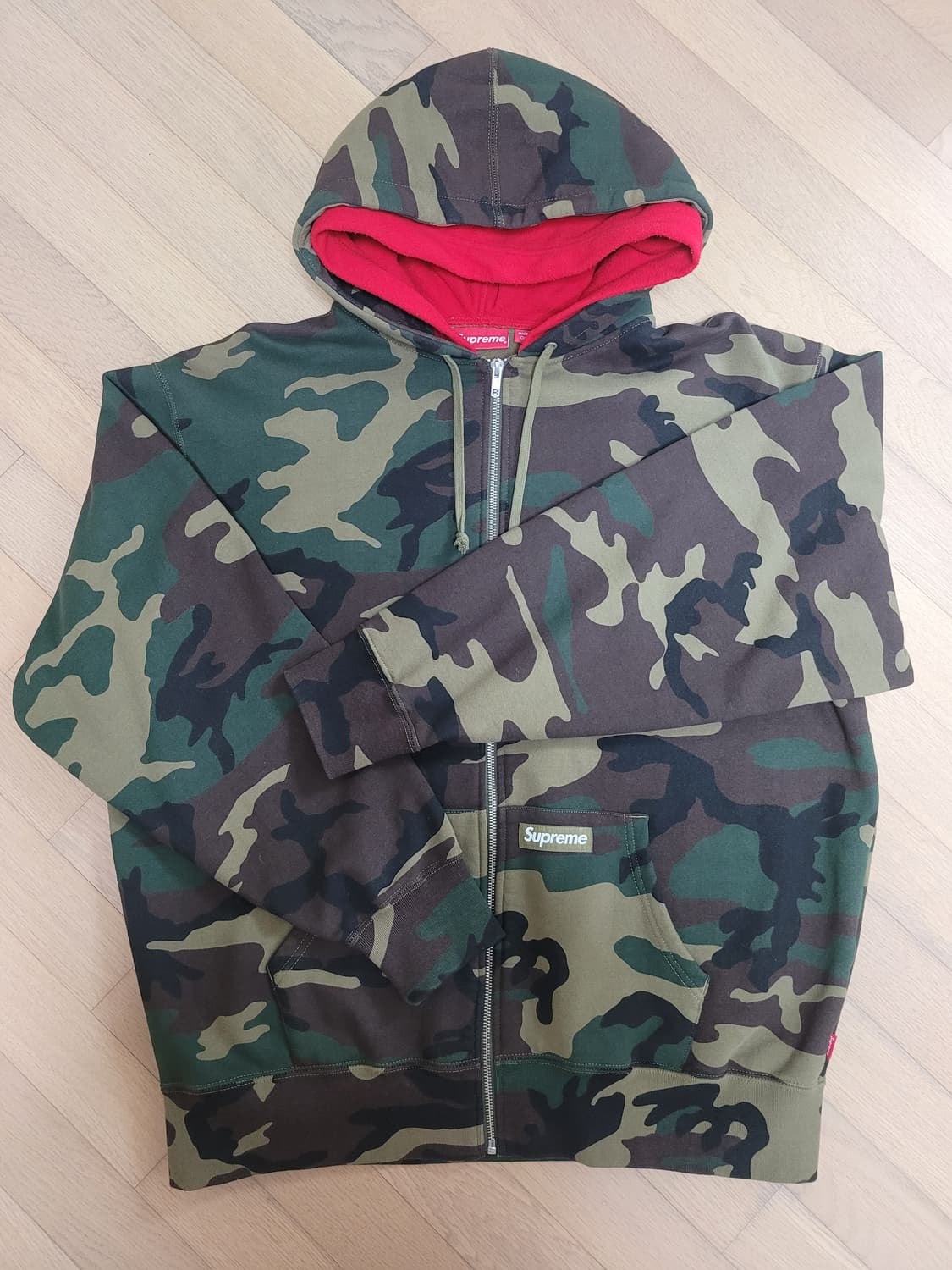 슈프림 더블후드 페이스마스크 후드집업 상품이미지1