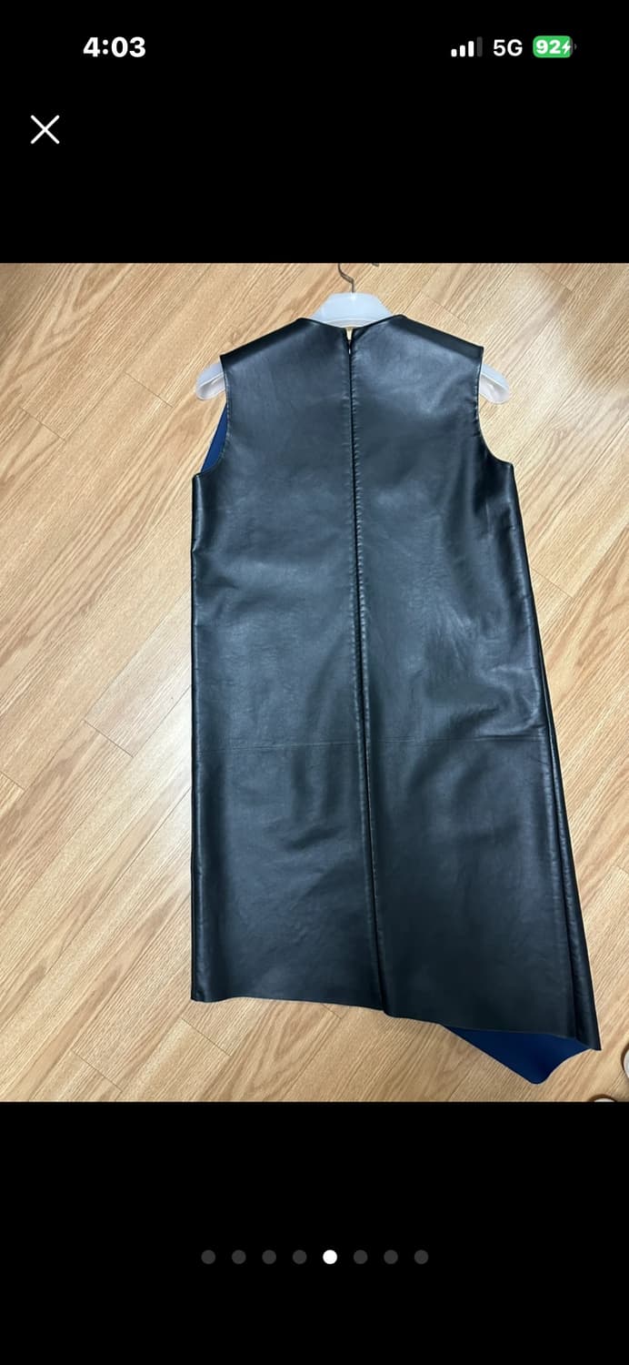 Balenciaga 발렌시아가 런웨이 레더 드레스 (원피스) 상품이미지5