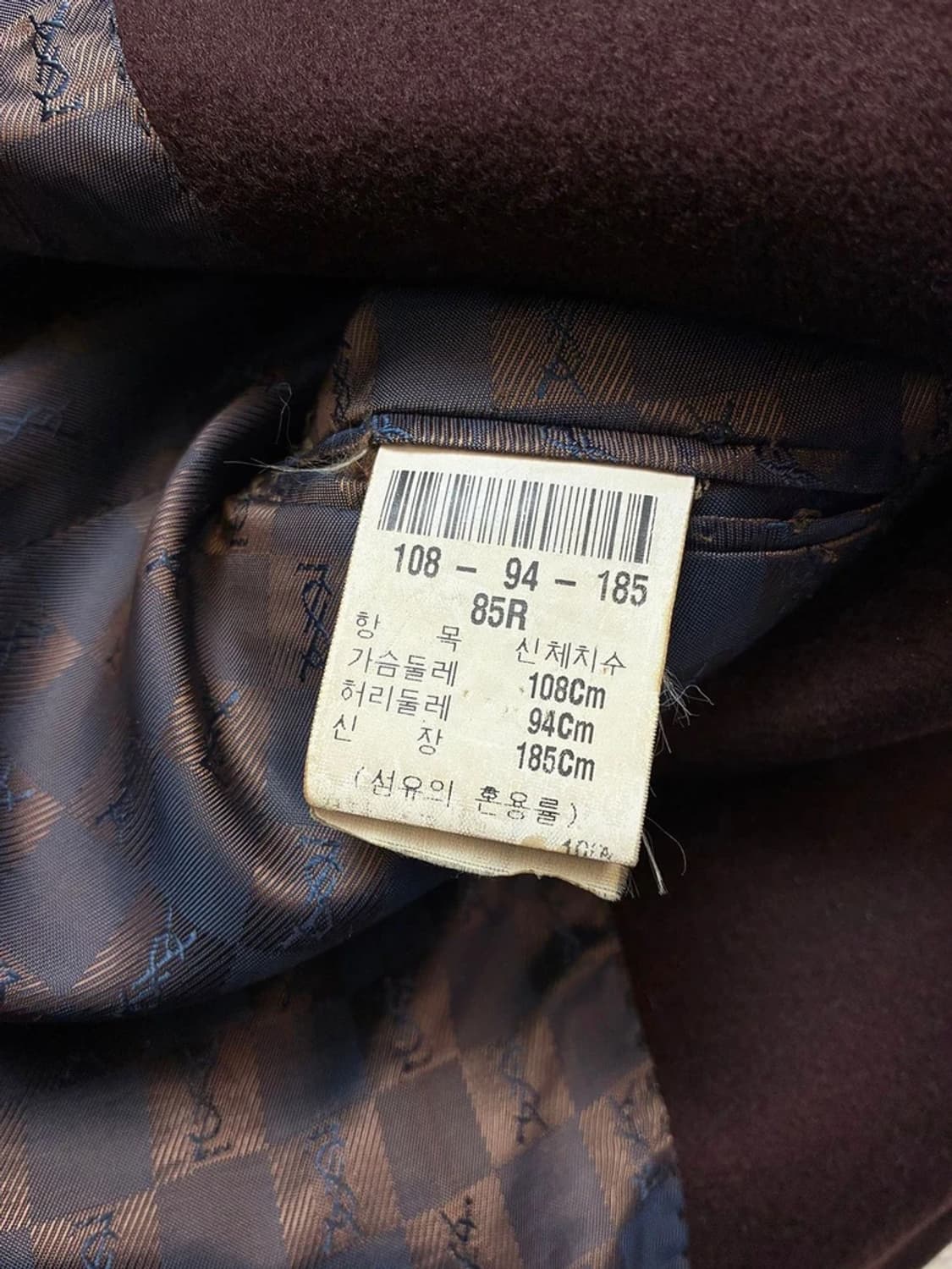 입생로랑 00's 캐시미어 100% 블레이저 자켓 PN5961    상품이미지8