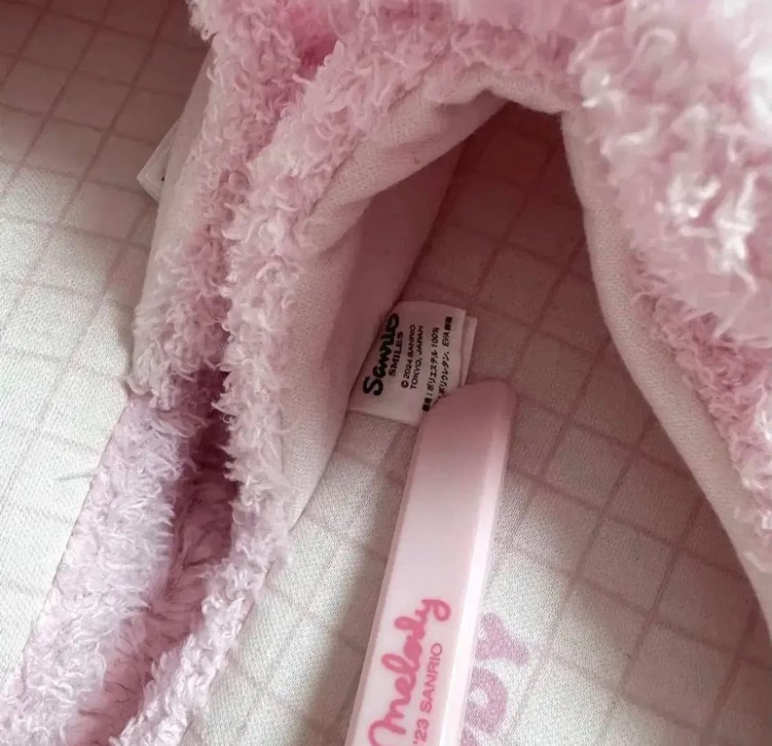 마이멜로디 얼굴 슬리퍼 털실내화 양산형 지뢰계 신발 통굽 히메갸루 빈티지 상품이미지3