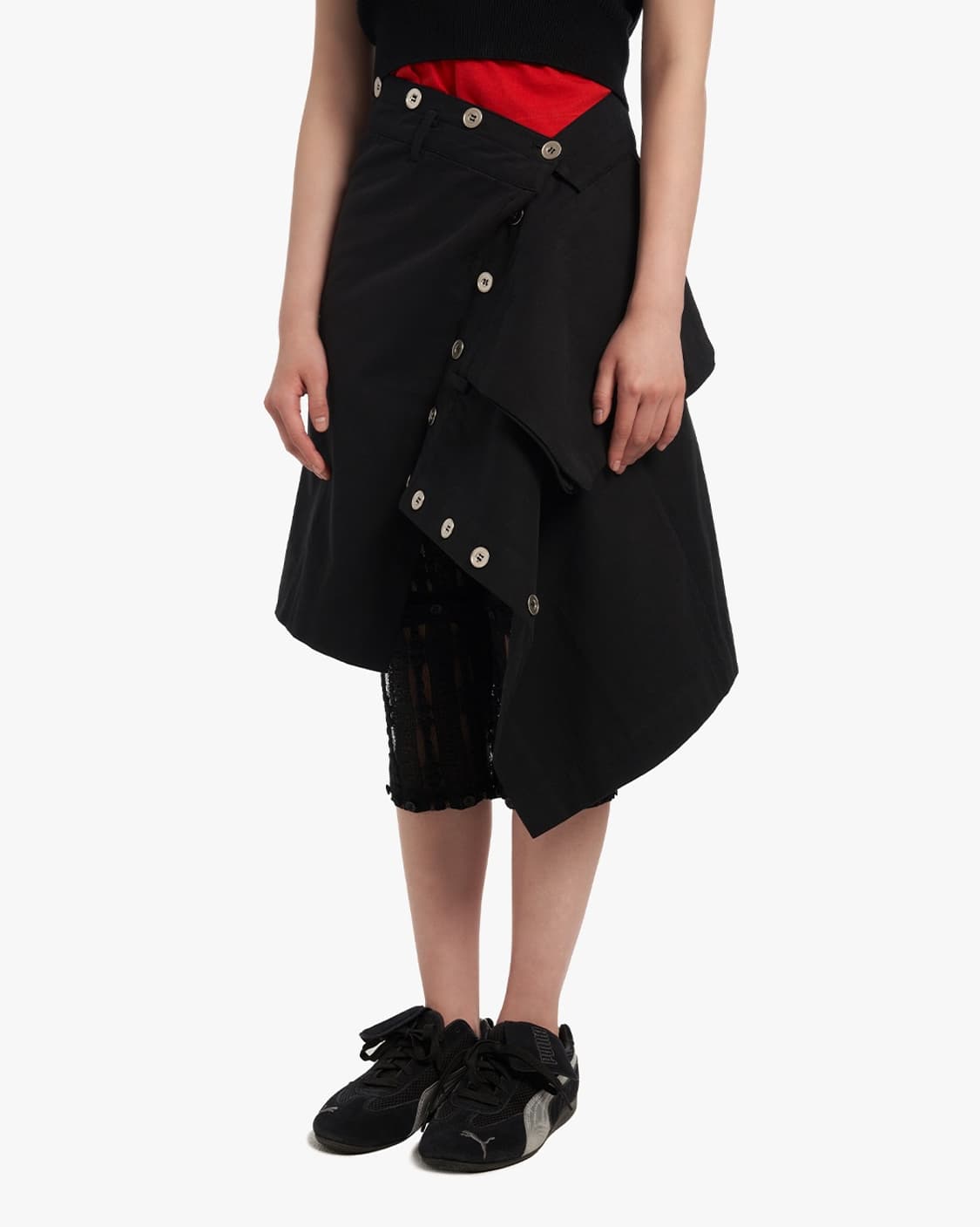 할로미늄 랩스커트  상품이미지1