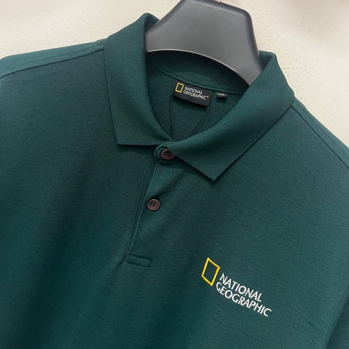 내셔널지오그래픽 베이직 그린 카라 반팔티 2XL 상품이미지3