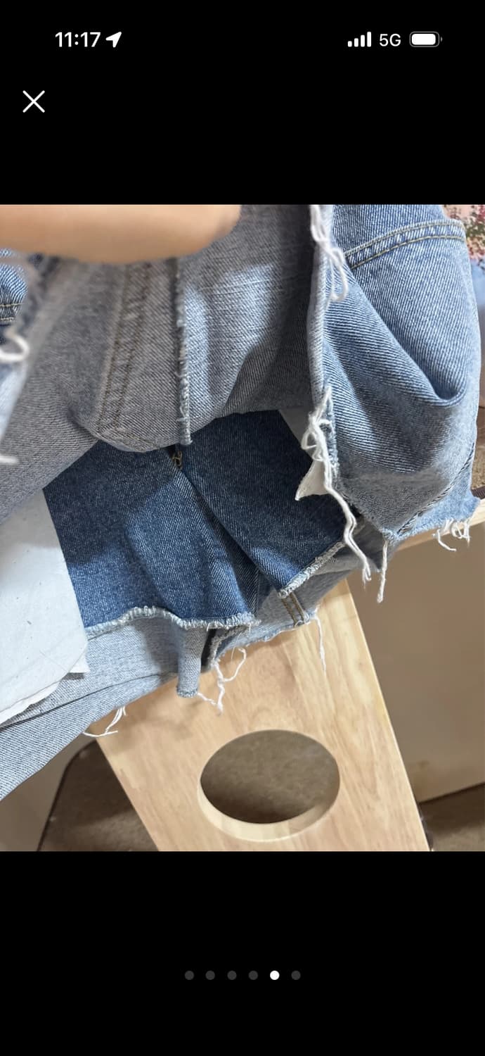 패치 연청치마바지 (정가 48,000)거의새옷 상품이미지4