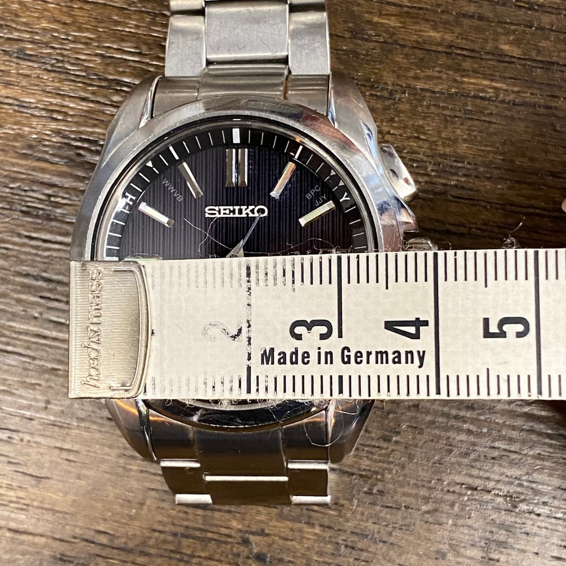 Seiko 세이코 브라이츠 솔라 쿼츠 라디오 은장 메탈 시계 상품이미지8