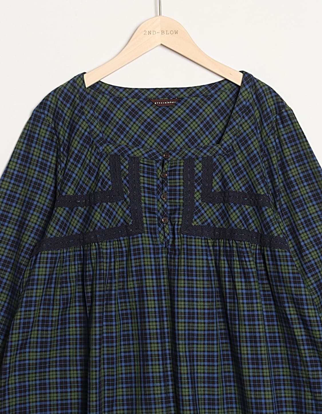 gree*n[nout] Check One-Piece 상품이미지2