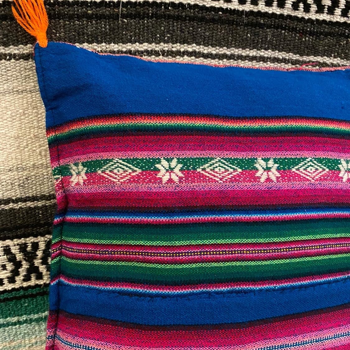 90s USA 빈티지 울니트 쿠션 상품이미지3