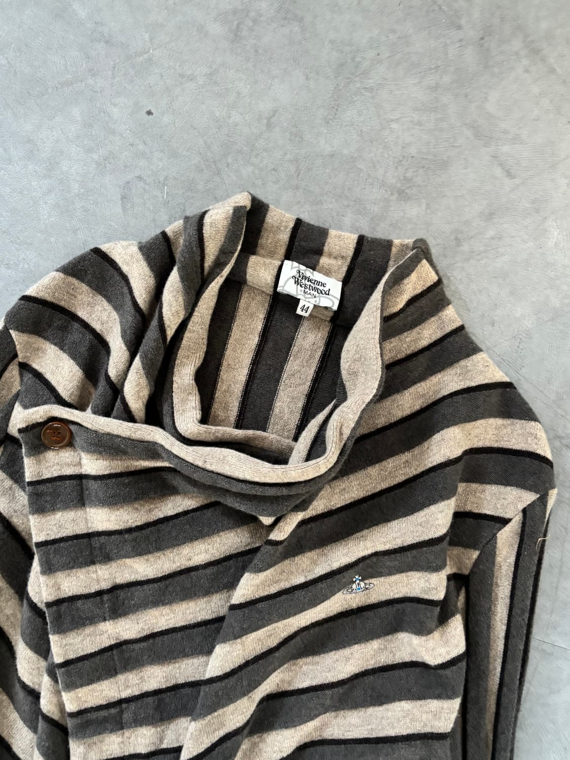 Vivienne Westwood  맨 드레이프 스트라이프 ORB 가디건 상품이미지6