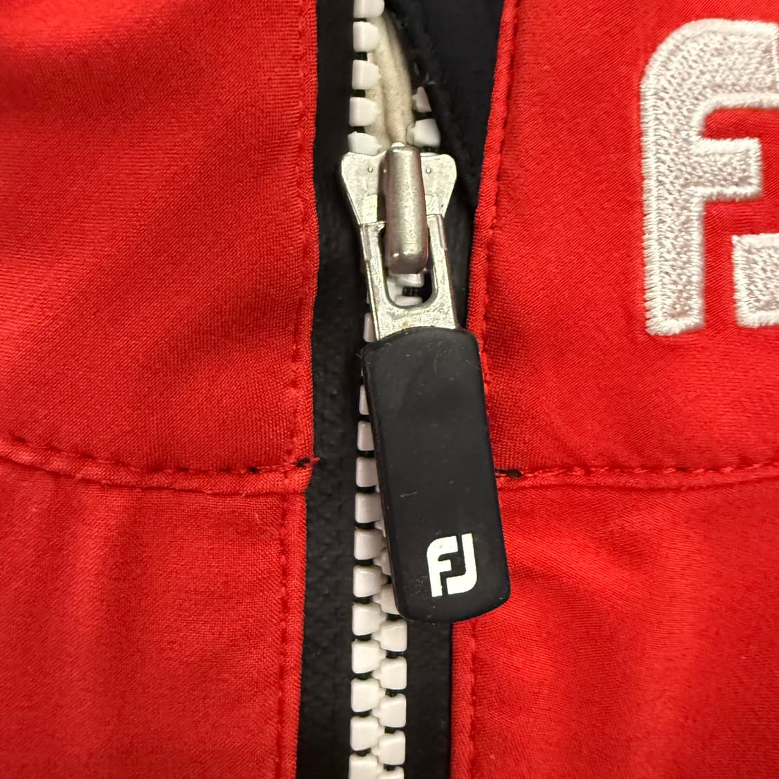 [정품/L] FJ 풋조이 골프 바람막이 자켓 레드 블랙 b10 상품이미지7