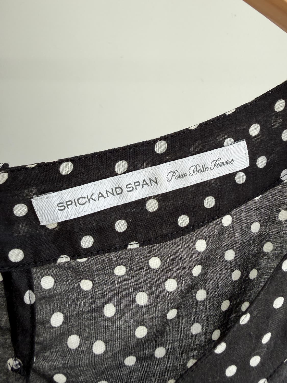 SPICK & SPAN (Made in Japan) 도트 탑  상품이미지5