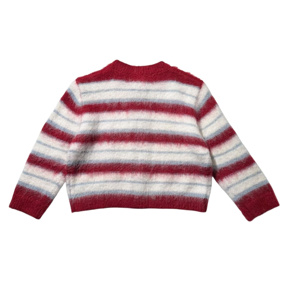 마르니 모헤어 스트라이프 라운드넥 크롭 니트 가디건 상품이미지3