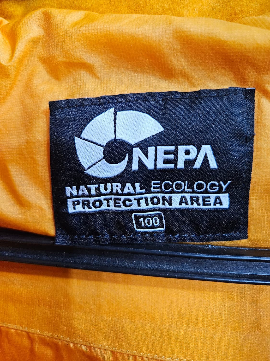 네파 750필 익스트림 옐로우투톤 남성 100 구스다운 패딩  상품이미지3