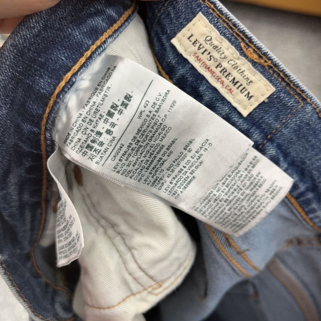 리바이스 505 빈티지 베이직 데님팬츠 34인치 C06591 상품이미지6
