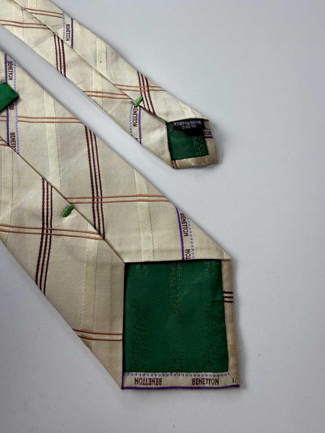 베네통 (Benetton) 실크 넥타이 9cm 상품이미지5