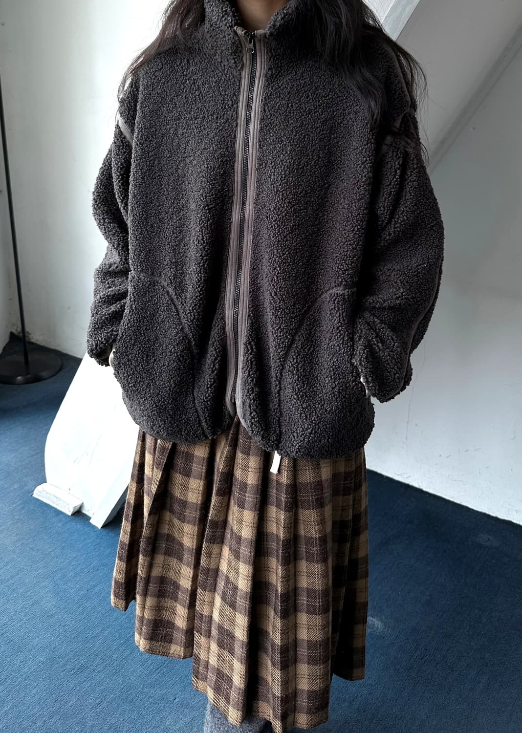 Subtle Piping Boa Blouson 상품이미지7