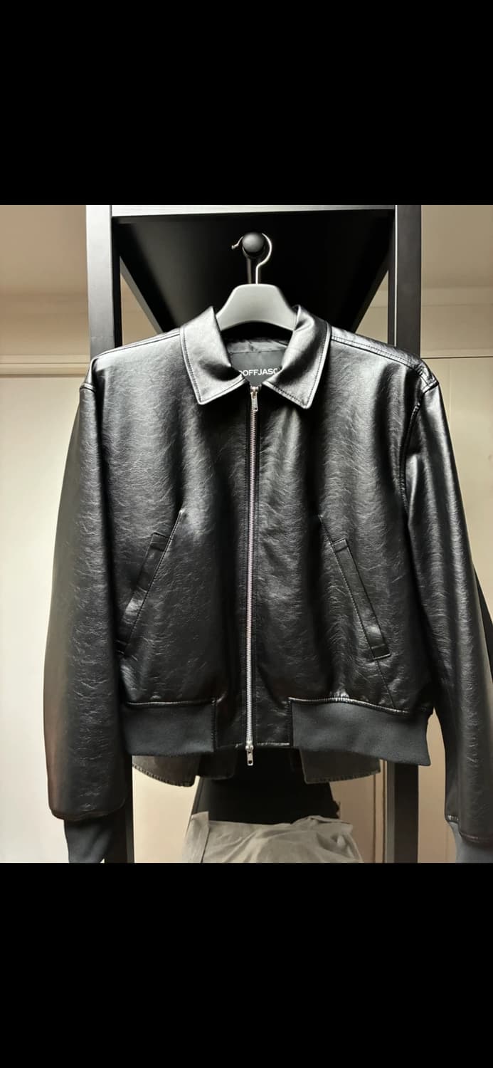 도프제이슨 모나크 크롭 레더 블루종 M사이즈 상품이미지1