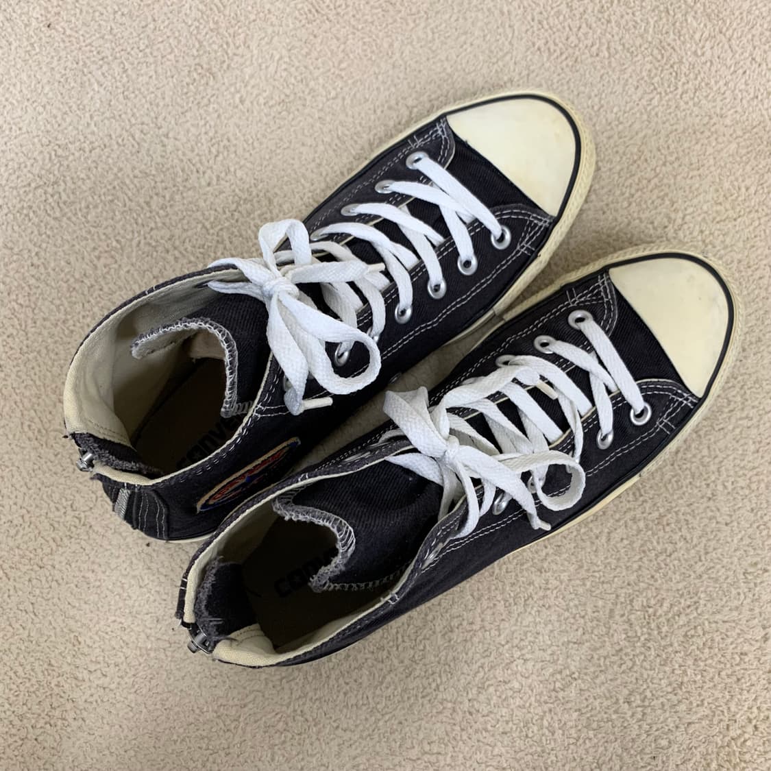 컨버스 올스타 하이 백지퍼(270/블랙) 스니커즈 캔버스화 남자운동화 상품이미지5