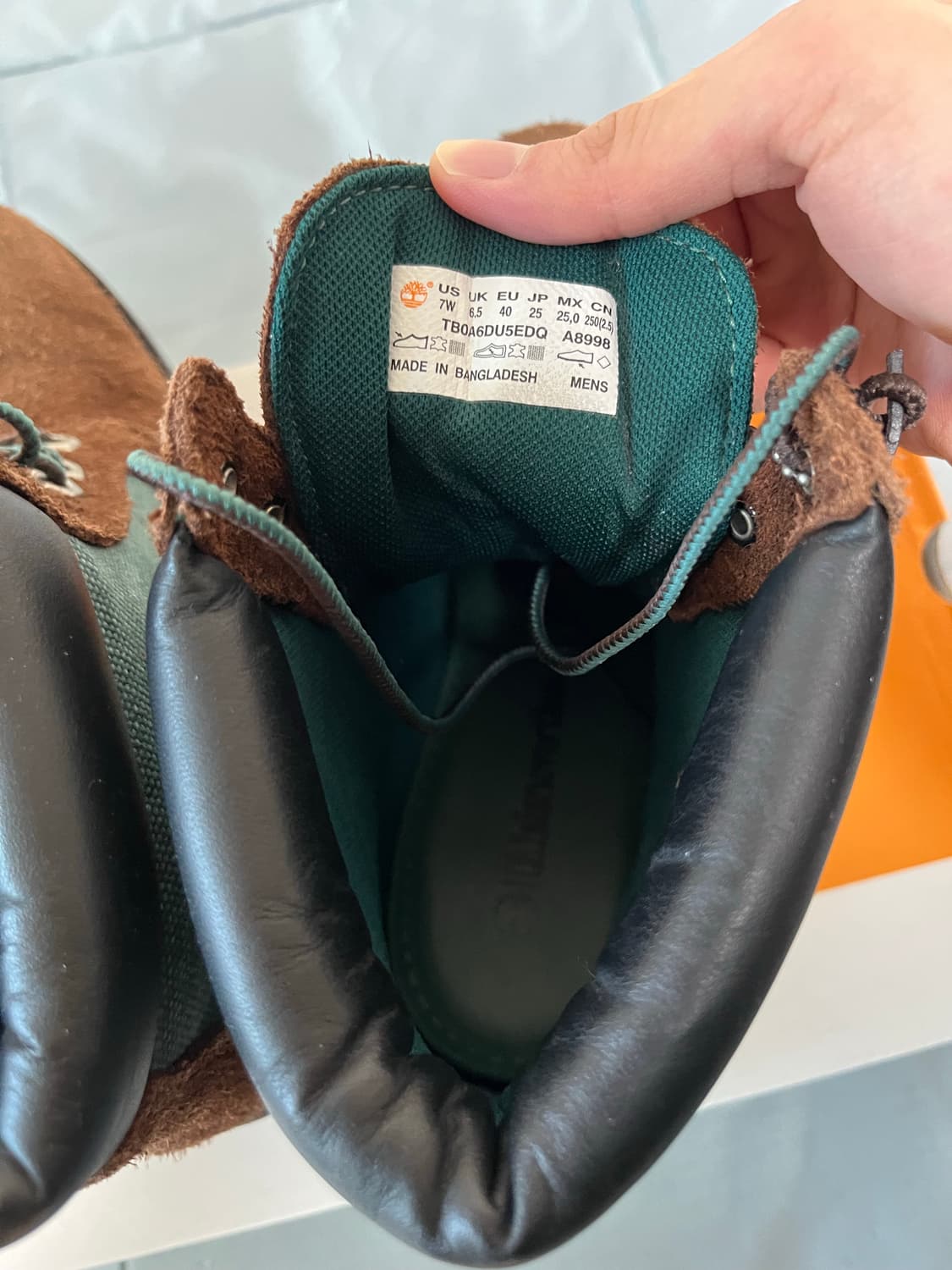 디스이즈네버댓x팀버랜드 6인치 부츠—250사이즈 상품이미지3