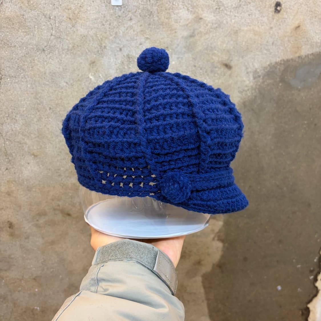 USA 빈티지 크로셰 니트 비니 상품이미지1