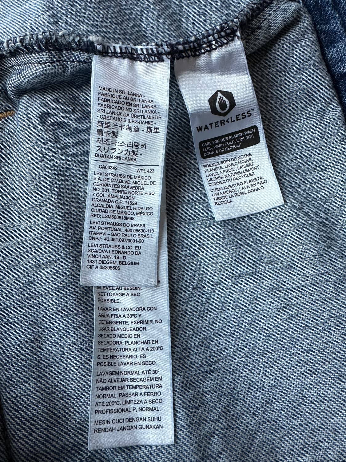 리바이스 셔츠형 데님 자켓 셔켓 100 상품이미지10