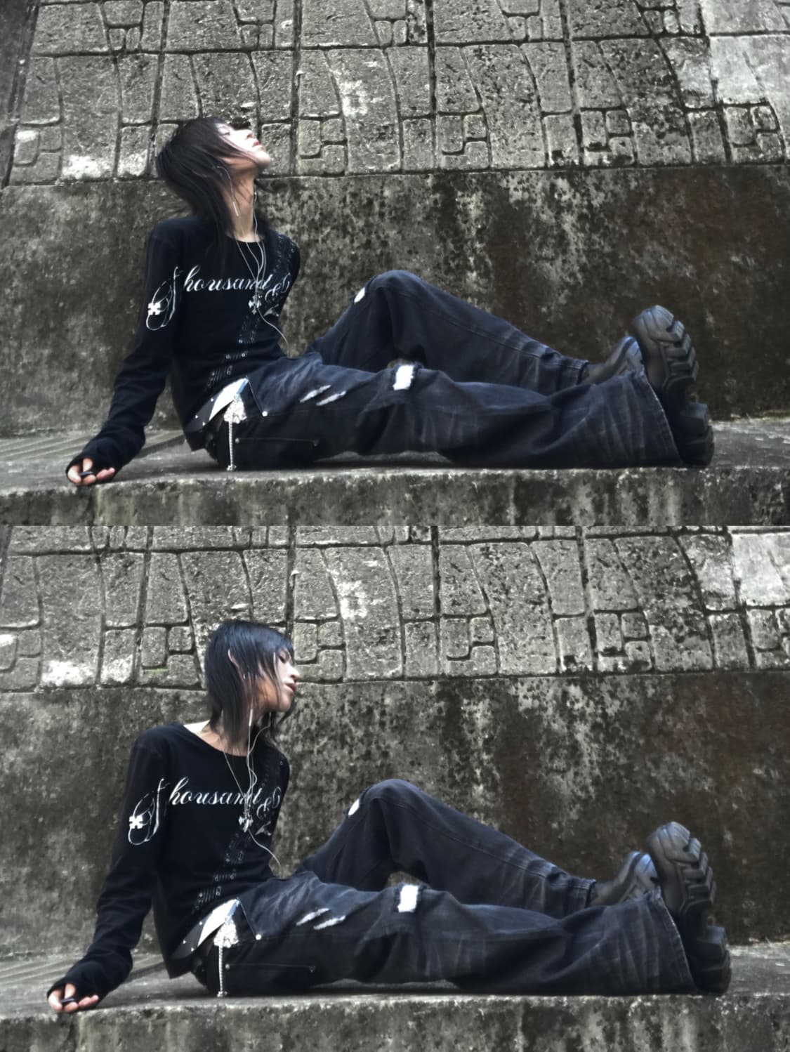 (Onefateclo)risebeyond snake jeans 상품이미지5