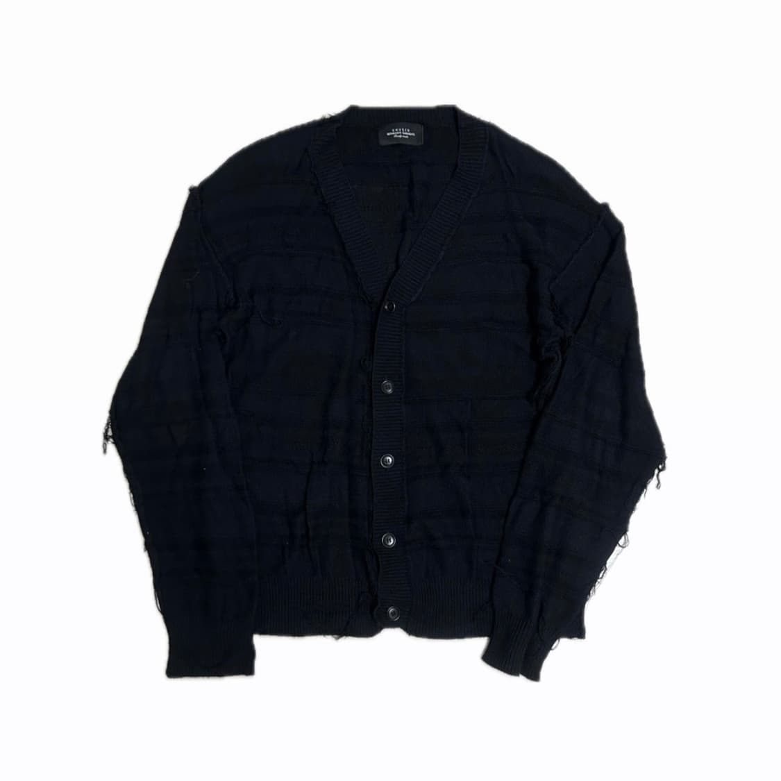 UNUSED 언유즈드 데미지 스트라이프 가디건 상품이미지1
