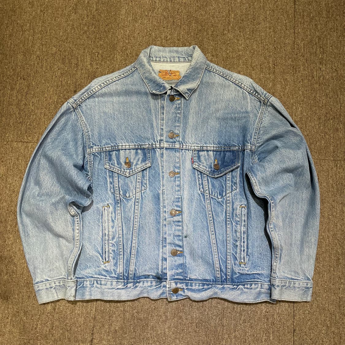 (L) 80~90s USA Levi's 리바이스 트러커 데님 자켓 상품이미지1