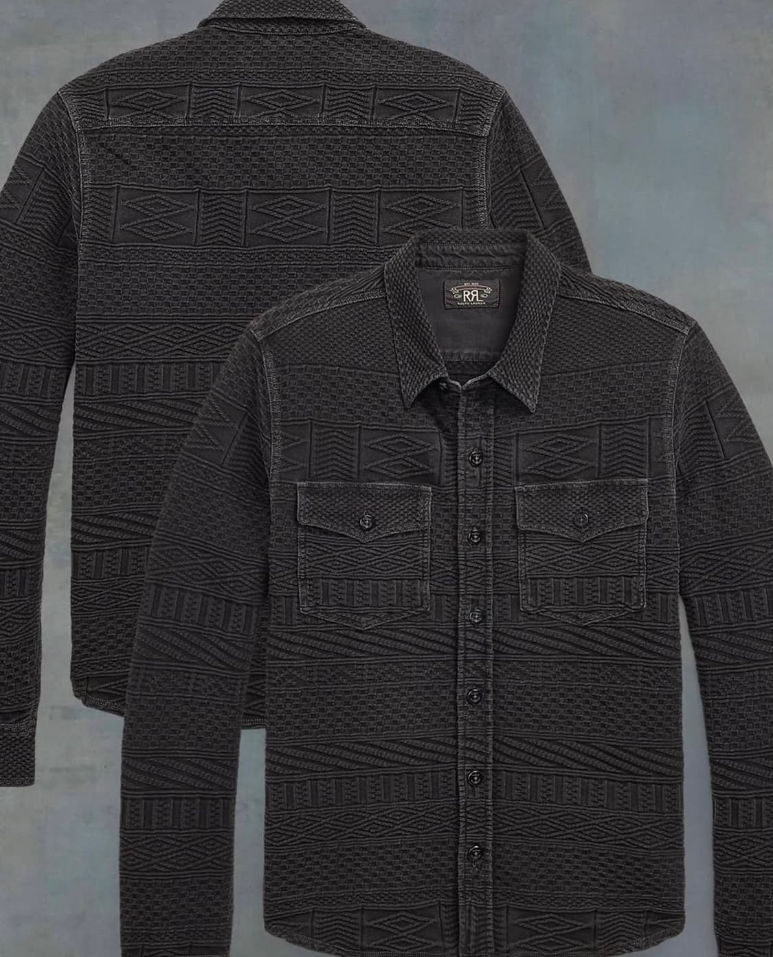 RRL 25FW 자카드 워크셔츠자켓 [새상품] M 판매 상품이미지1