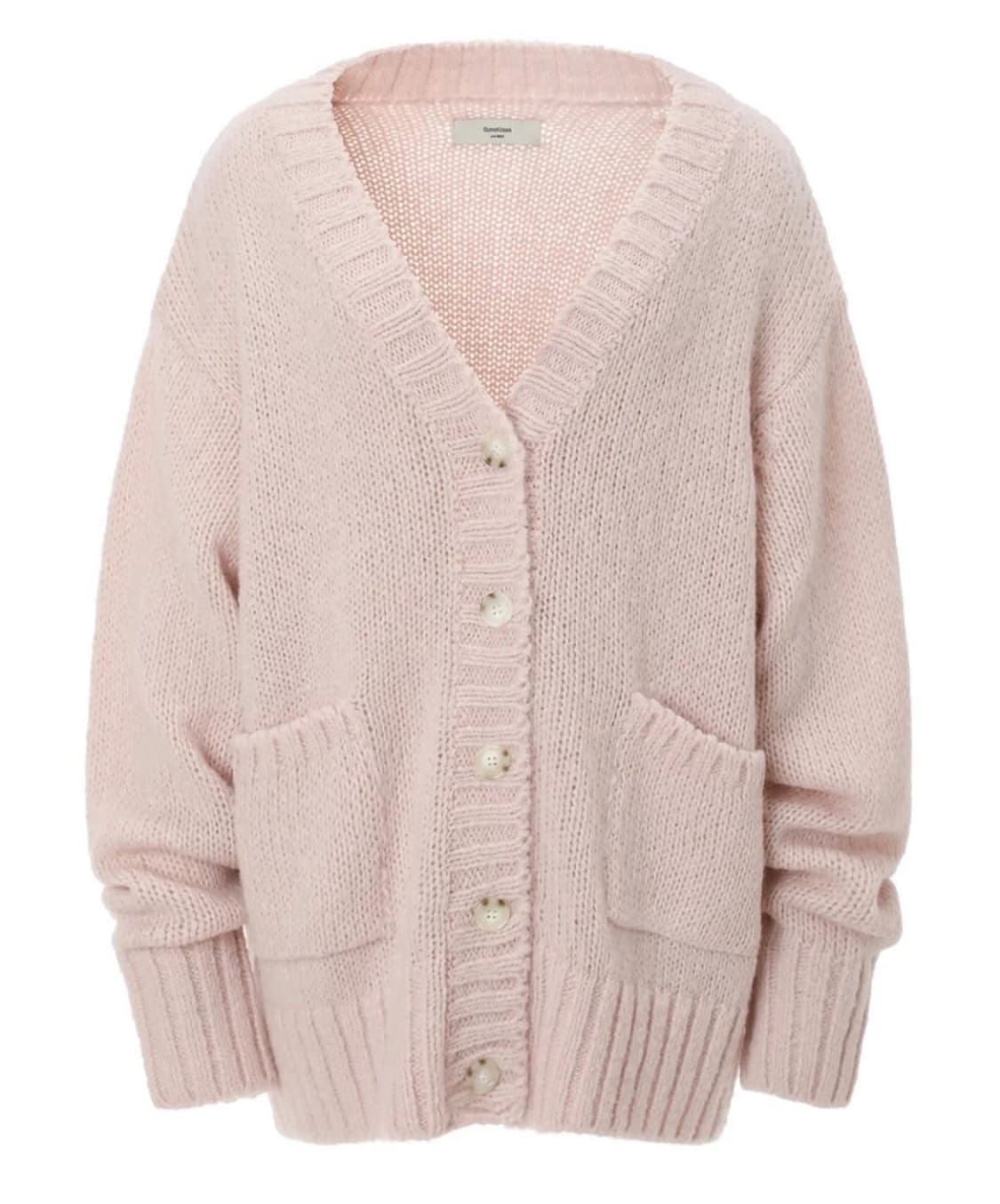 (택O새상품)쓰리타임즈  피넛 가디건 핑크 상품이미지1