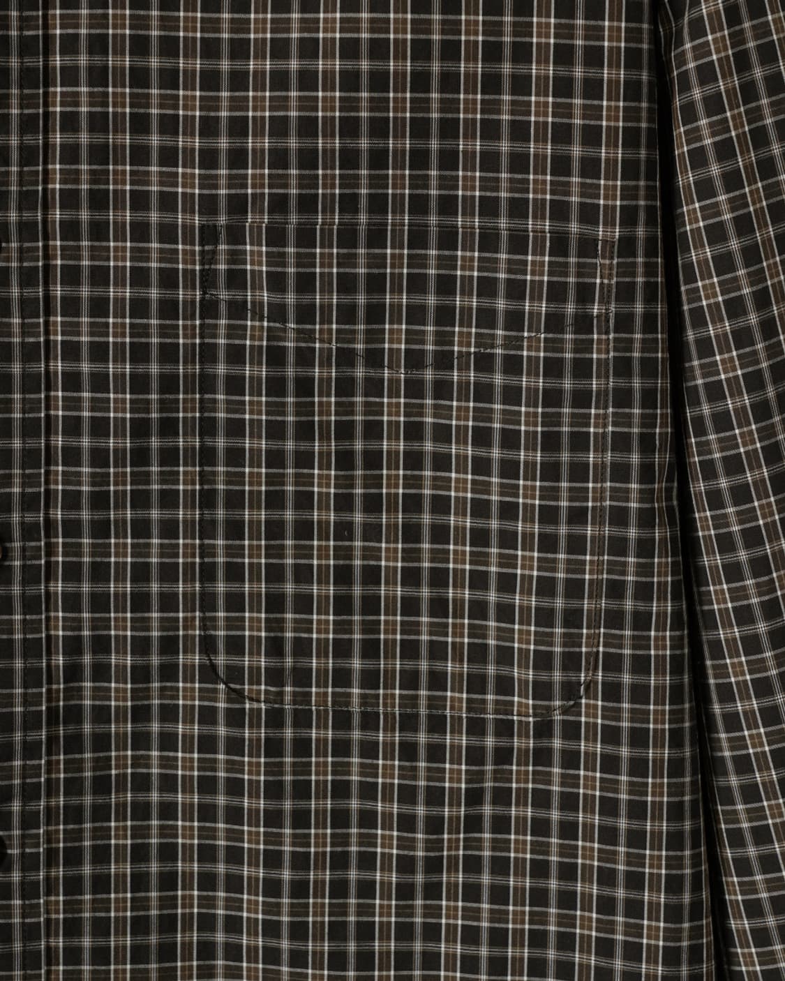 인더로우 모카 브라운 체크셔츠 3사이즈 상품이미지3