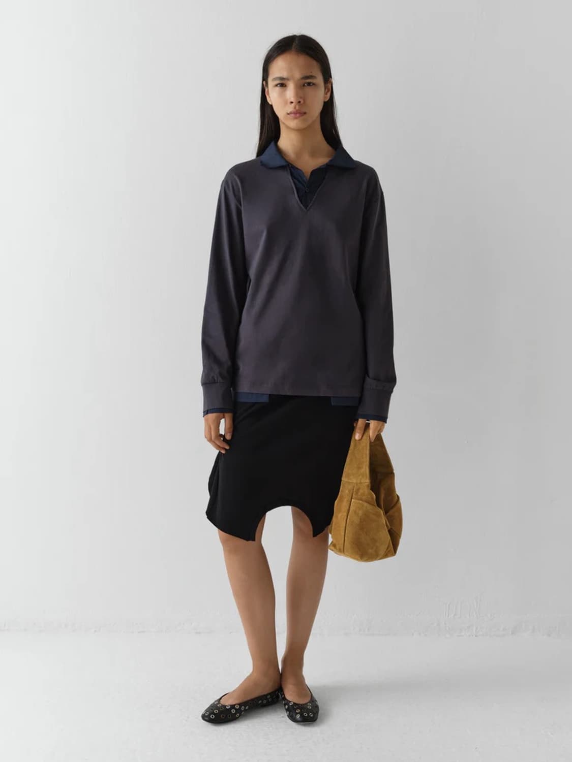 기마구아스 LUIS LS POLO 그레이 네이비 M 상품이미지7