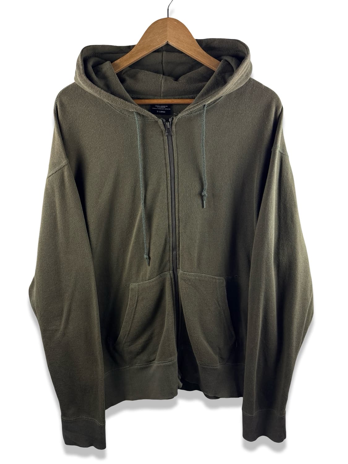 알파인더스트리 카키 후드집업2490 상품이미지1